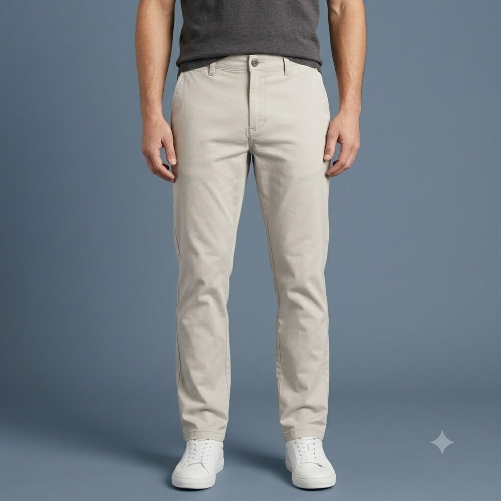 Lee Extreme Comfort Chinos‎ Men's 32x34 Light Khaki Relaxed Fit